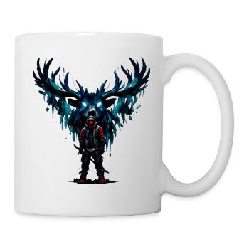 Night Warrior with Blue Wings - Mug - white - Right