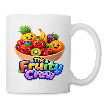 Das Fruity Crew Fruit Thema - Tasse - Weiß - Rechts