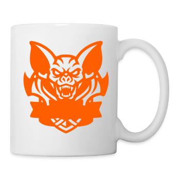 Fledermaus E-Sport Logo - Tasse - Weiß - Rechts
