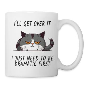 Drama Cat – Je vais passer à autre chose - Mug blanc - blanc - Droite