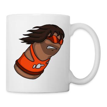 Slam – Cartoon Thumb Character - Tasse - Weiß - Rechts