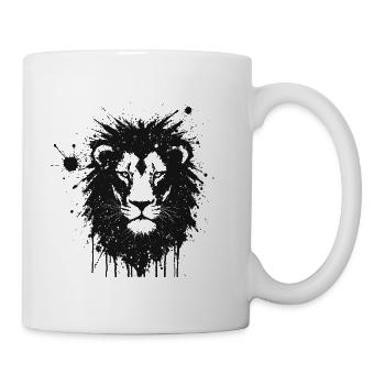Lion Artistic Splatter - Mug - white - Right