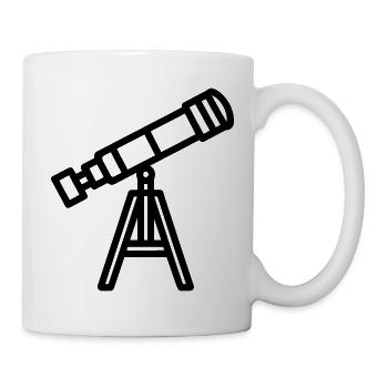 Teleskop - Tasse - Weiß - Rechts