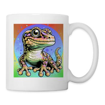 Gecko - Mug blanc - blanc - Droite