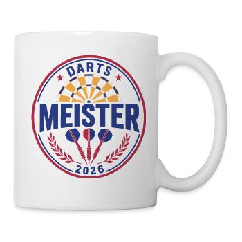 Darts Champion 2026, Winner Shirt, Hoodie, Cap, Bag - Mug - white - Right