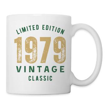 Édition limitée 1979 Vintage Classic Anniversaire - Mug blanc - blanc - Droite