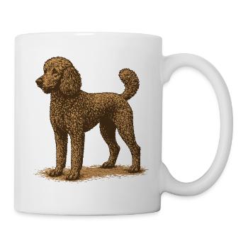 Caniche - Mug blanc - blanc - Droite
