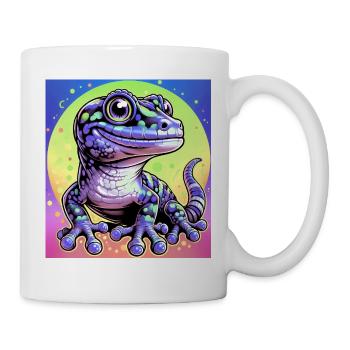 Gecko - Tasse - Weiß - Rechts