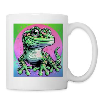 Gecko - Mug blanc - blanc - Droite