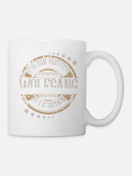 Wolfgang - Tasse - Weiß