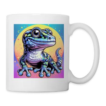 Gecko - Tasse - Weiß - Rechts