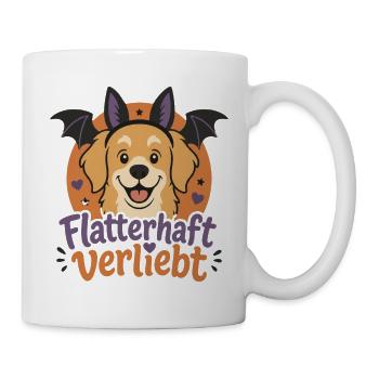 Fledermaus-Ohren - Tasse - Weiß - Rechts