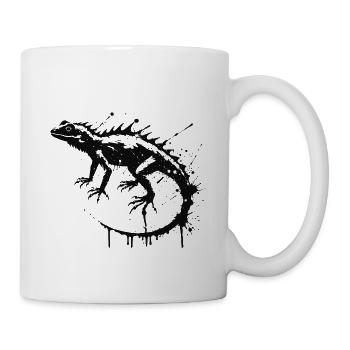 Black Lizard Splash-Chart - Tasse - Weiß - Rechts