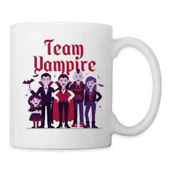 Team Vampire Family - Tasse - Weiß - Rechts