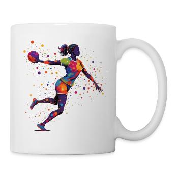 Handball Handballer Handball Trainer Fan Geschenk - Tasse - Weiß - Rechts