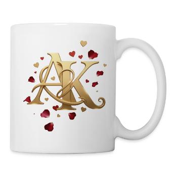 Goldene AK Liebesverbindungen - Tasse - Weiß - Rechts