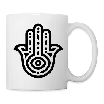 hand of Fatma Hamsa - Mug - white - Right