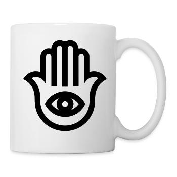 Hand of Fatima - Mug - white - Right