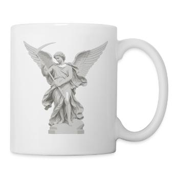 Angel with Scythe Statue - Mug - white - Right
