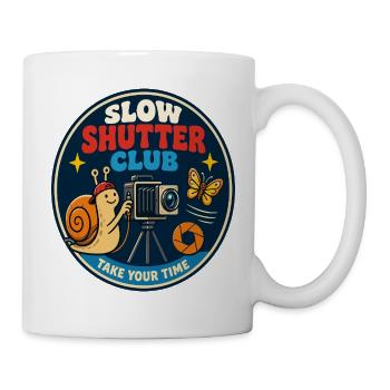 Club de l’obturateur lent pour les amateurs de photographie - Mug blanc - blanc - Droite