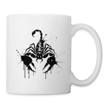 Scorpion Splatter Black - Mug - white - Right