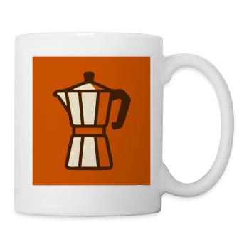 Espresso Maker Coffee Logo - Mug - white - Right