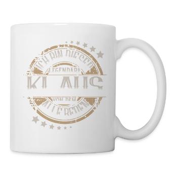 Klaus - Tasse - Weiß - Rechts