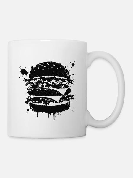 Burger Splash Graffiti - Tasse - Weiß