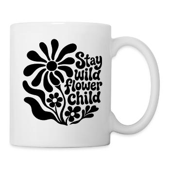 Stay Wild Flower Child - Mug - white - Right