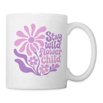 Stay Wild Flower Child - Mug - white - Right