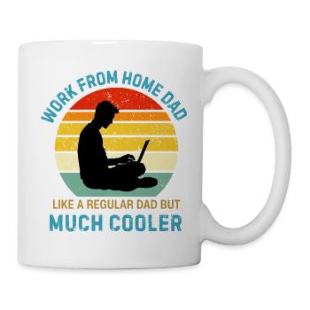 Funny Remote Worker Computer Work From Home Gift - Mug - white - Right