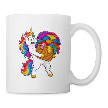 Avalanche de lessive de licorne drôle - Mug blanc - blanc - Droite