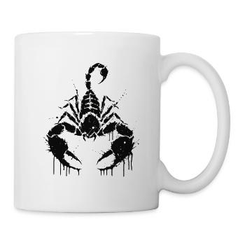 Scorpio Black Ink Silhouette - Mug - white - Right