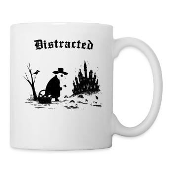 Distracted by side quests - Tasse - Weiß - Rechts