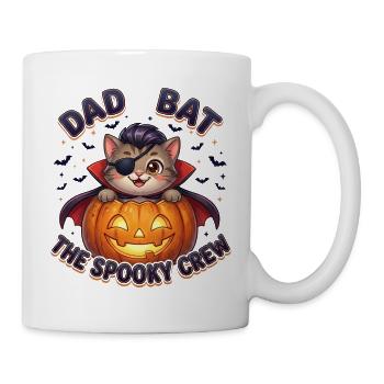Dad Bat The Spooky Crew - Mug - white - Right