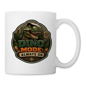 Dino Mode: Always On - Mug - white - Right