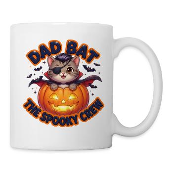 Dad Bat The Spooky Crew - Mug - white - Right