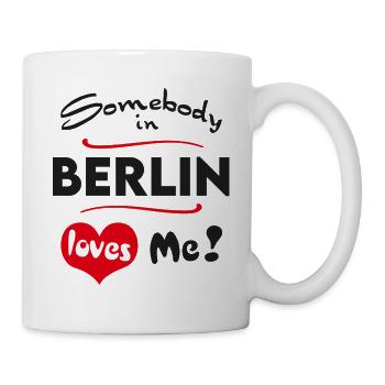 Berlin Stadt Urban T-Shirt City Heimatliebe Town - Tasse - Weiß - Rechts