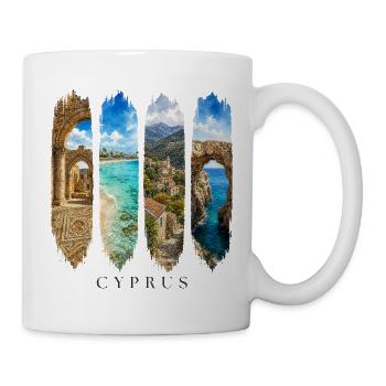 Zypern Urlaub Travel – Meer & Kultur Motiv - Tasse - Weiß - Rechts