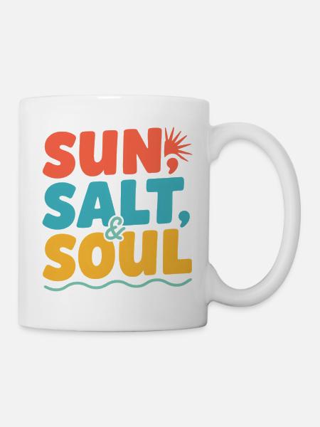 Sonne Salz & Seele - Tasse - Weiß