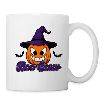 Boo Crew Halloween Kürbis - Tasse - Weiß - Rechts