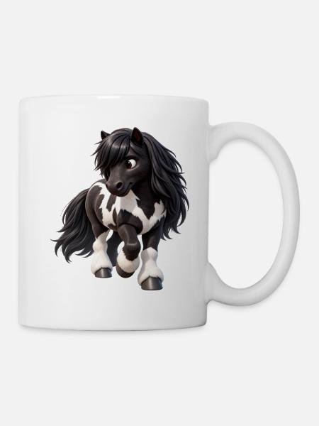 Niedliches isländisches Pferd - Tasse - Weiß