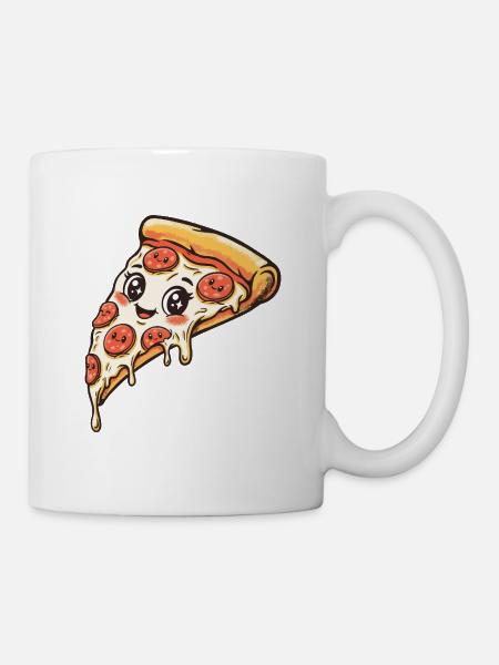 Pizza Slice - Tasse - Weiß