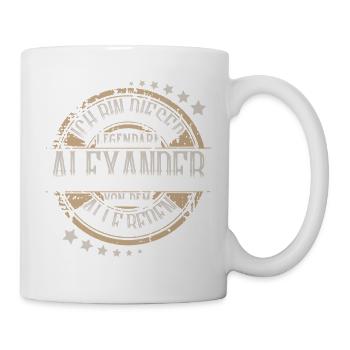 Alexander - Tasse - Weiß - Rechts