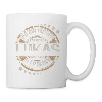 Lukas - Tasse - Weiß - Rechts