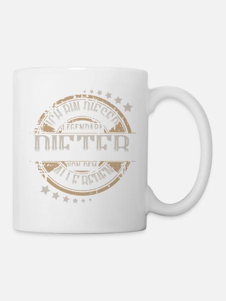 Dieter - Tasse - Weiß