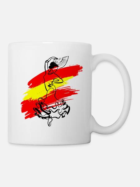 Flamenco - Tasse - Weiß
