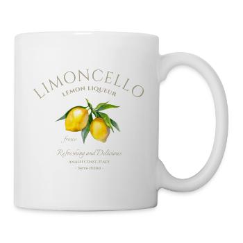 Limoncello – Amalfiküste - Tasse - Weiß - Rechts
