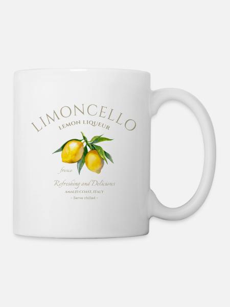 Limoncello – Amalfiküste - Tasse - Weiß