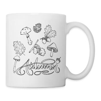 Autumn - Tasse - Weiß - Rechts